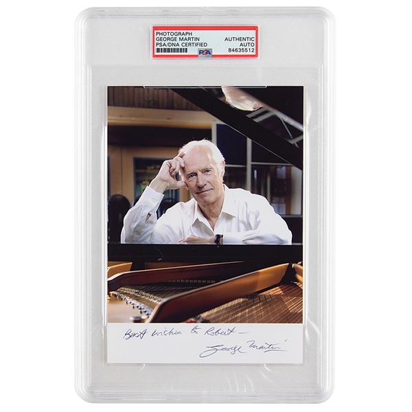Beatles: George Martin Signed Photograph