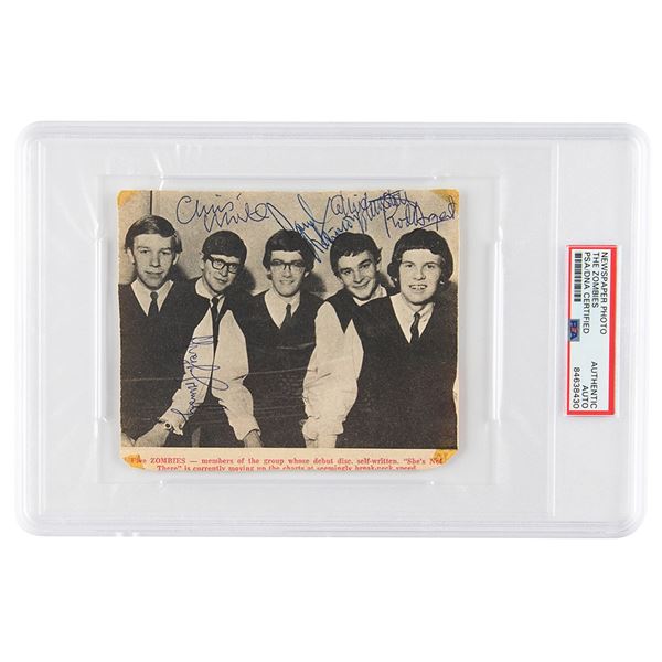 The Zombies Signed Photograph
