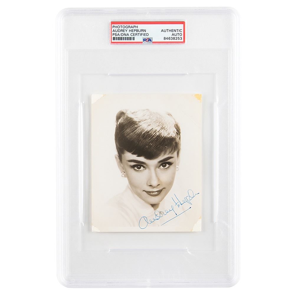 AUDREY HEPBURN signed autographed photo morning Beauty COA Hologram main image 0
