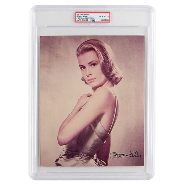 Grace Kelly Signed Photograph - PSA GEM MT 10