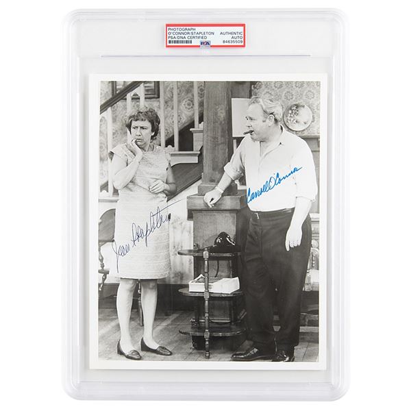 All in the Family: Carroll O'Connor and Jean Stapleton Signed Photograph