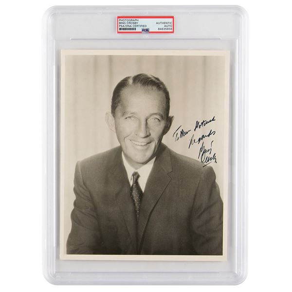 Bing Crosby Signed Photograph
