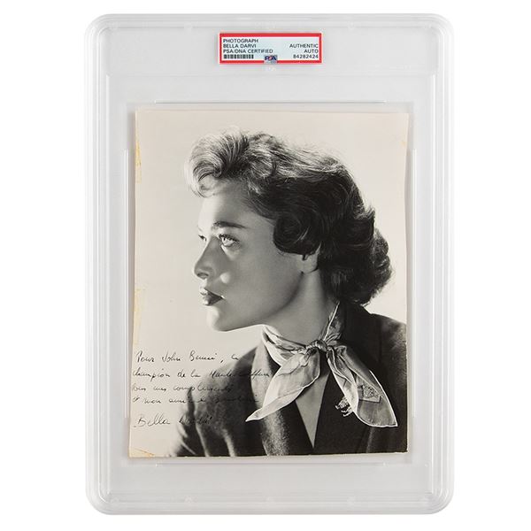 Bella Darvi Signed Photograph