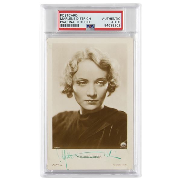 Marlene Dietrich Signed Photograph