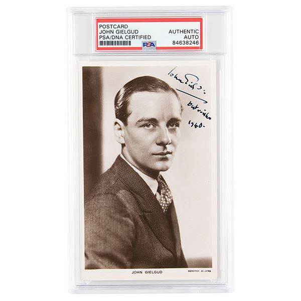 John Gielgud Signed Photograph