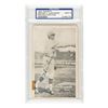Image 1 : Grover Cleveland Alexander Signed 1921 Exhibit Card - PSA MINT 9