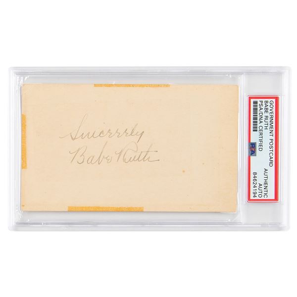 Babe Ruth Signature