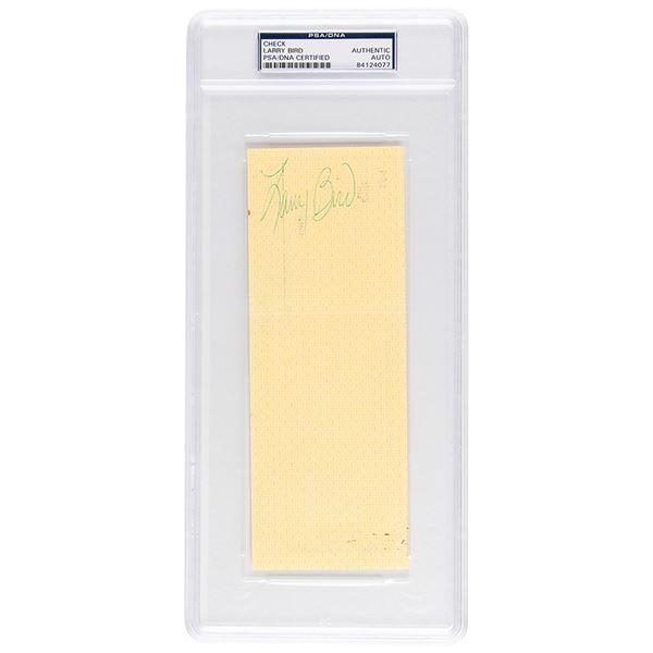 Larry Bird Signed Check