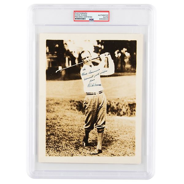 Chick Evans Signed Photograph