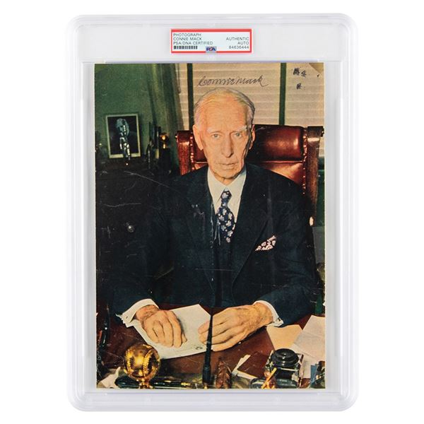 Connie Mack Signed Photograph