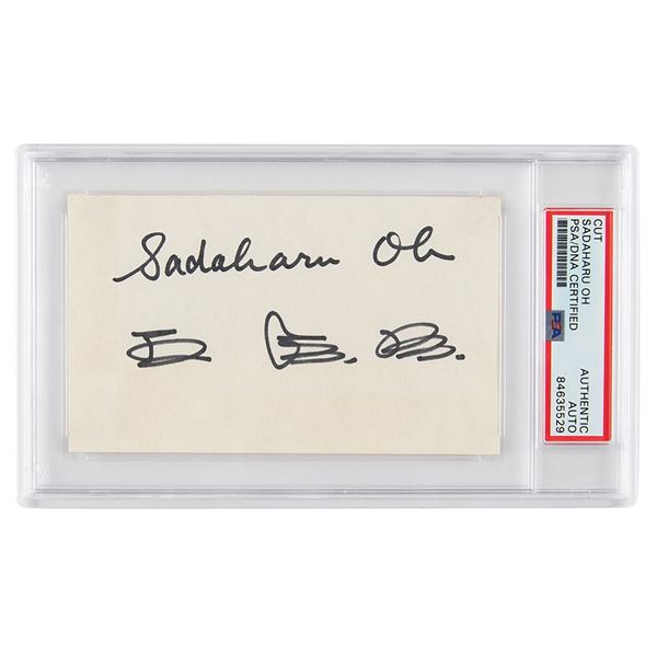 Sadaharu Oh Signature