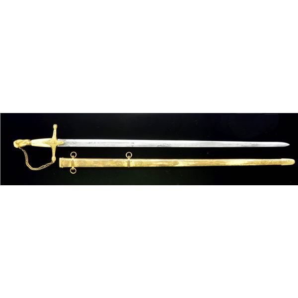 1835-1855 MILITIA OFFICERS SWORD.