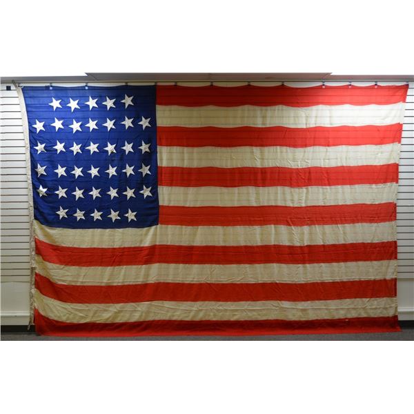 LARGE AMERICAN 38 STAR FLAG.