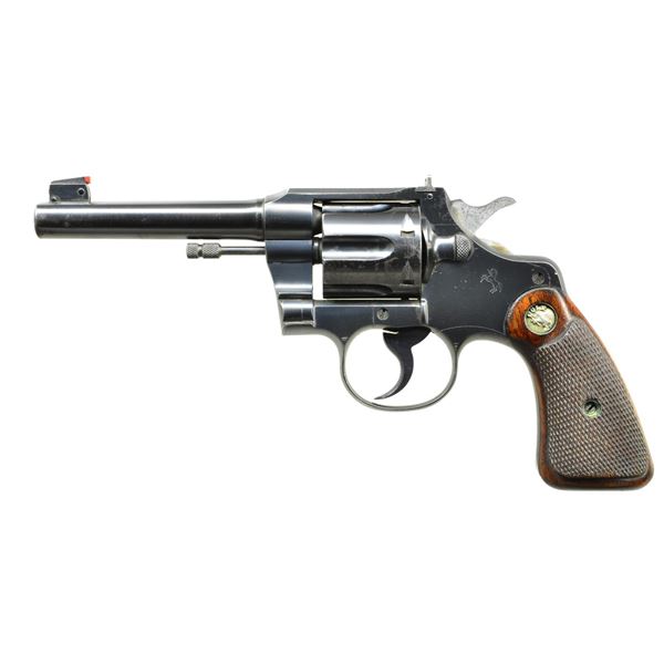 COLT OFFICERS MODEL .22 REVOLVER.