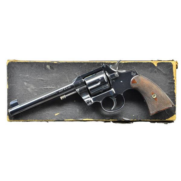 EARLY COLT OFFICERS MODEL TARGET REVOLVER.