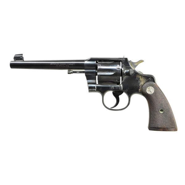 COLT OFFICERS MODEL TARGET REVOLVER.