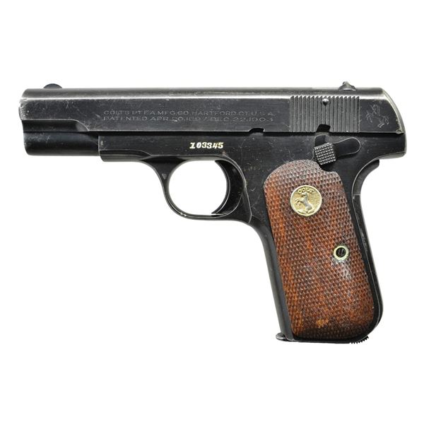 COLT 1908 POCKET HAMMERLESS PISTOL.