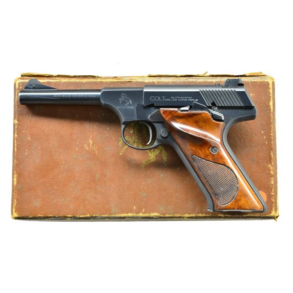 COLT WOODSMAN SEMI AUTO PISTOL.