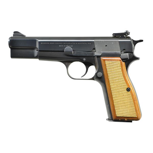 POST WAR BROWNING HI POWER PISTOL.