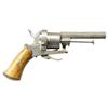 Image 1 : BELGIAN PINFIRE REVOLVER W/ FOLDING TRIGGER.