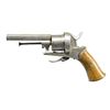 Image 2 : BELGIAN PINFIRE REVOLVER W/ FOLDING TRIGGER.