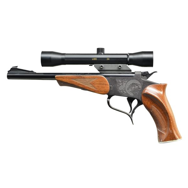 THOMPSON CONTENDER SINGLE SHOT PISTOL.