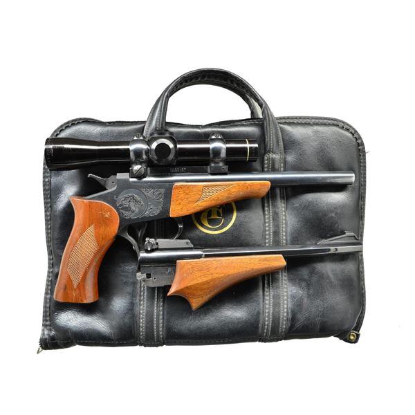 THOMPSON / CENTER CONTENDER PISTOL W/2 BARRELS.