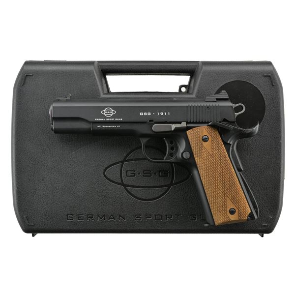 AS NEW AMERICAN TACTICAL GSG-1911 RIMFIRE PISTOL.