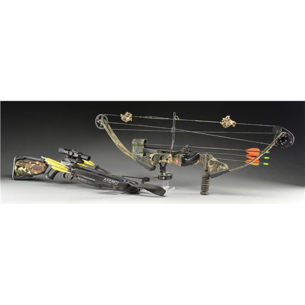 PSE COMPOUND BOW & BARNETT CROSSBOW.