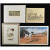 Image 2 : LARGE ASSORTMENT OF HUNTING DOG PRINTS.