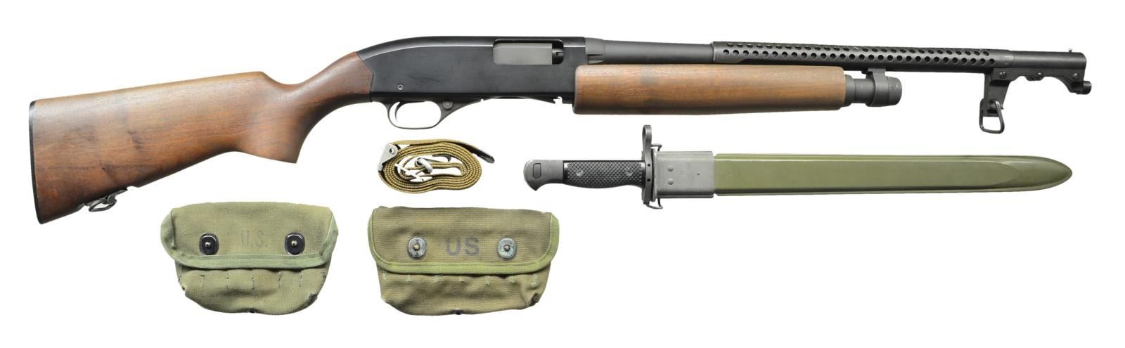 1200 Rpm Gunfire US MARKED WINCHESTER 1200 PUMP TRENCH SHOTGUN.