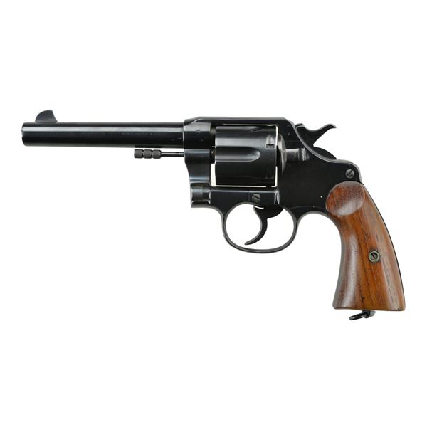 1916 BRITISH CONTRACT COLT NEW SERVICE REVOLVER.
