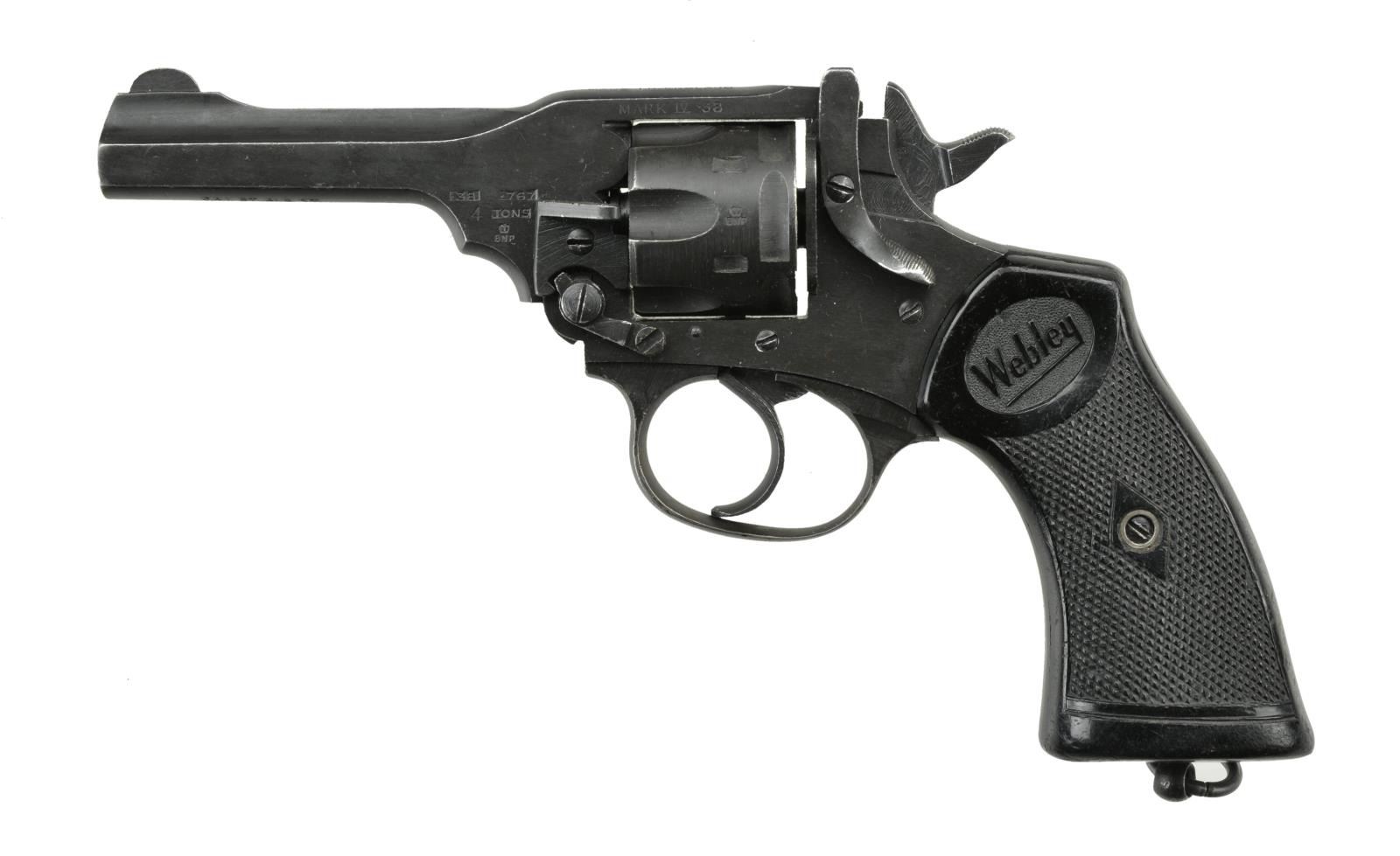 ISRAELI CONTRACT WEBLEY MKIV REVOLVER.