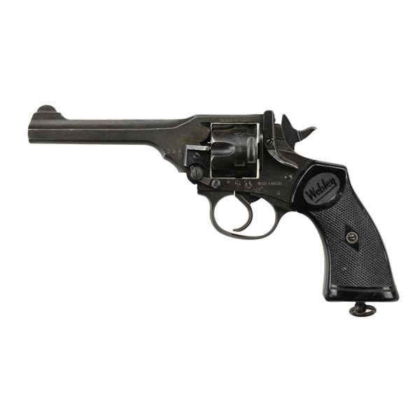 ISRAELI MARKED WEBLEY MARK IV REVOLVER.