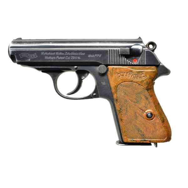 WW2 WALTHER PPK W/ POLICE MARKING.