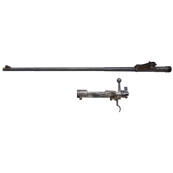 DWM GEW 98 MAUSER RECEIVER WITH MATCHING BARREL