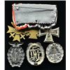 Image 3 : WWI & WWII GERMAN MEDALS, BADGES & RIBBON & BARS.