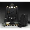 Image 1 : WWII GERMAN STYLE UNIFORM, HATS & BELTS.
