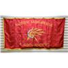 Image 2 : SOVIET UNION AGRICULTURAL COMMUNE PROPAGANDA FLAG.