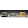 Image 1 : 1 US & 2 GERMAN HELMETS.