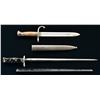 Image 1 : TWO SCARCE BELGIAN BAYONETS FROM THE WWI ERA