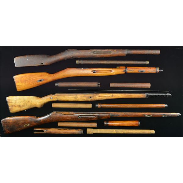 MOSTLY RUSSIAN/MOSIN STOCK LOT.