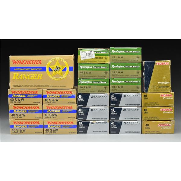 790+ RDS. OF 40 S&W AMMO.