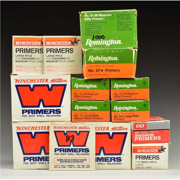 WINCHESTER & REMINGTON PRIMERS.