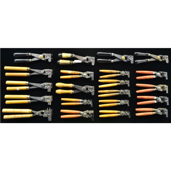 COLLECTION OF BULLET MOLDS.