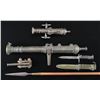 Image 1 : ASSORTED LOT OF REPLICA CANNONS & SPEAR