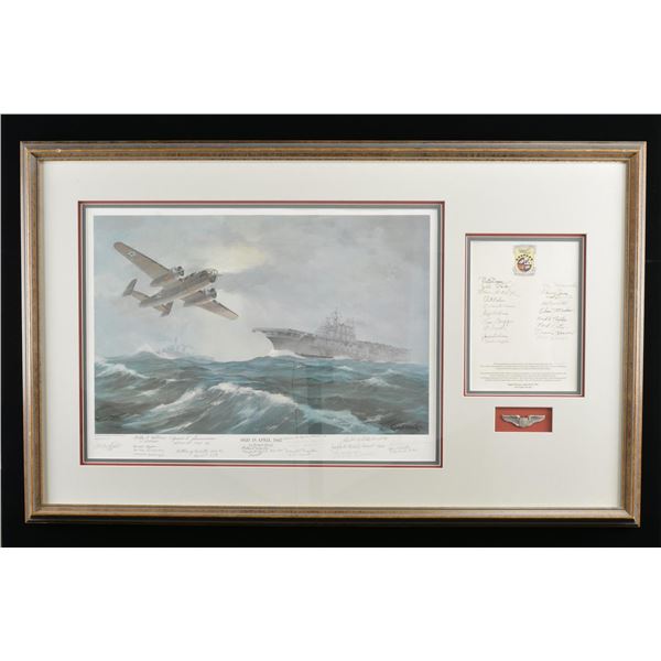 DOOLITTLE RAIDERS FRAMED PRINT.