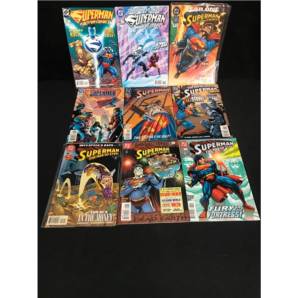 ASSORTED SUPERMAN COMIC BOOK LOT