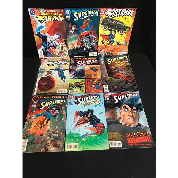 ASSORTED SUPERMAN COMIC BOOK LOT