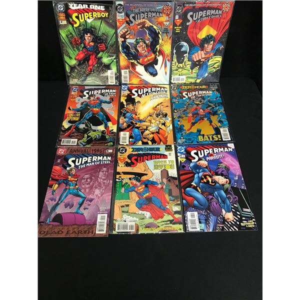 ASSORTED SUPERMAN COMIC BOOK LOT